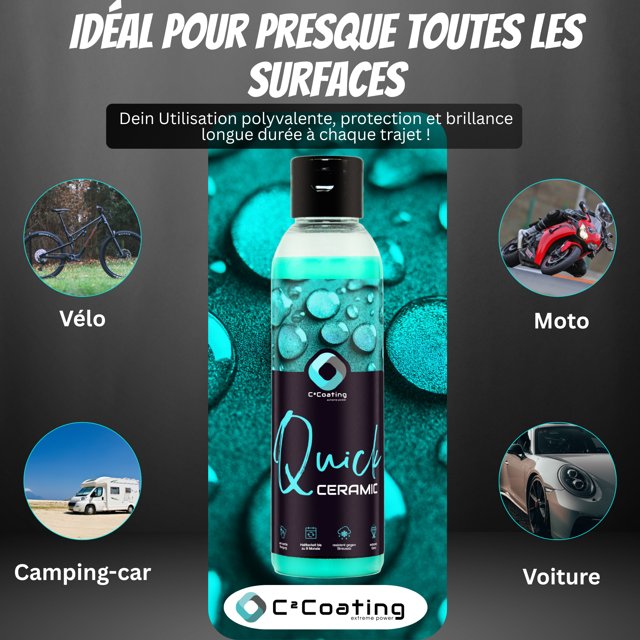 C²Coating Quick Ceramic – Revêtement Céramique Innovant pour Peinture