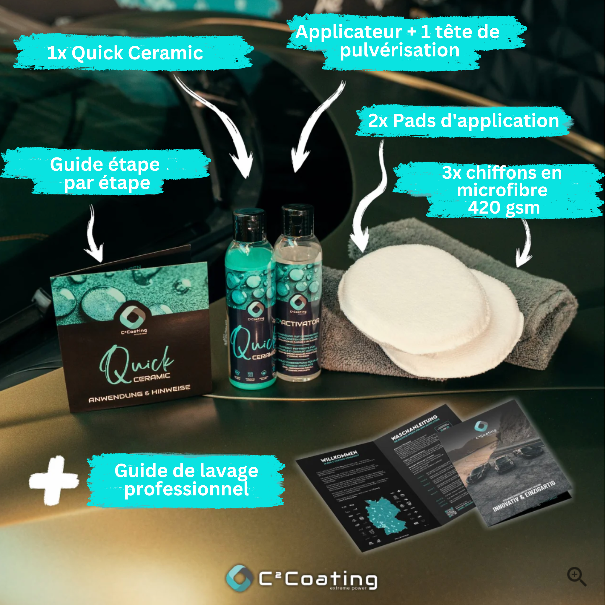 C²Coating Quick Ceramic – Revêtement Céramique Innovant pour Peinture