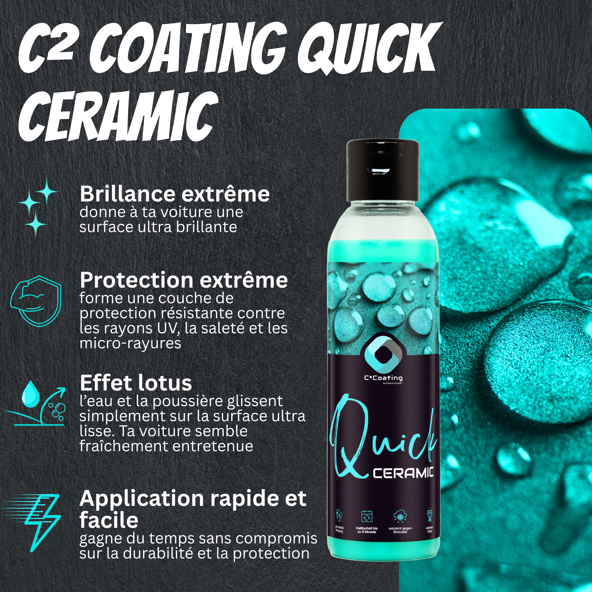 C²Coating Quick Ceramic – Revêtement Céramique Innovant pour Peinture